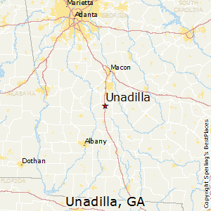 Unadilla,Georgia Map