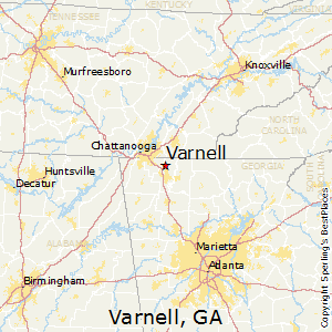 Varnell,Georgia Map