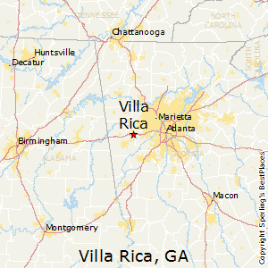 Villa_Rica,Georgia Map