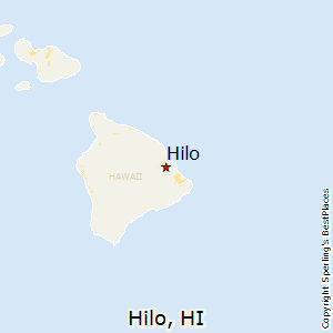 Hilo,Hawaii Map
