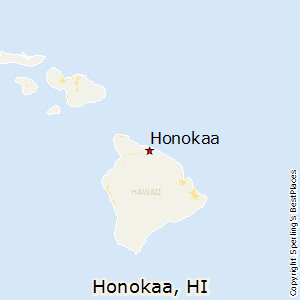 Honokaa,Hawaii Map