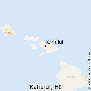Kahului,Hawaii Map