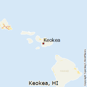 Keokea,Hawaii Map