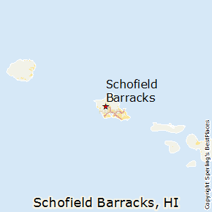 Schofield_Barracks,Hawaii Map