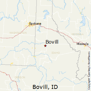 Bovill,Idaho Map