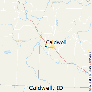 Caldwell,Idaho Map
