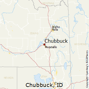 Chubbuck,Idaho Map