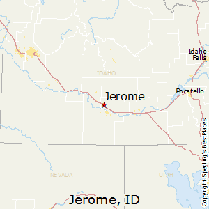 Jerome,Idaho Map