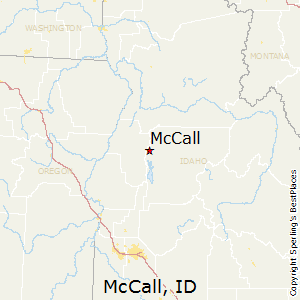 McCall,Idaho Map