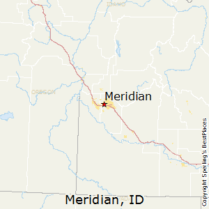 Meridian,Idaho Map