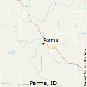 Parma,Idaho Map