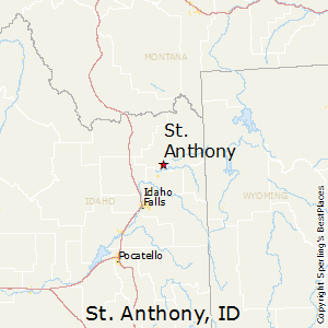 St Anthony Idaho Map Best Places To Live In St. Anthony, Idaho