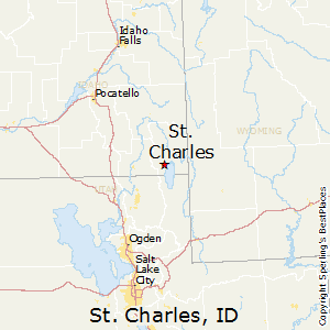 St_Charles,Idaho Map