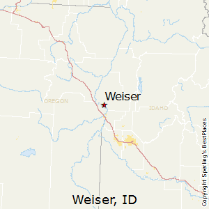 Weiser,Idaho Map