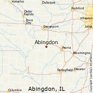 Abingdon,Illinois Map