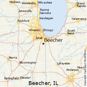 Beecher,Illinois Map