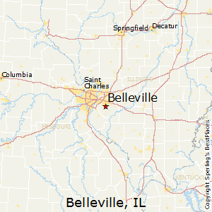 Belleville,Illinois Map