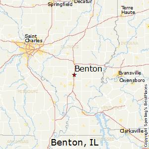 Benton,Illinois Map