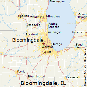 Bloomingdale,Illinois Map