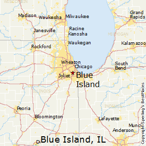 Blue_Island,Illinois Map