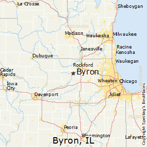 Byron,Illinois Map