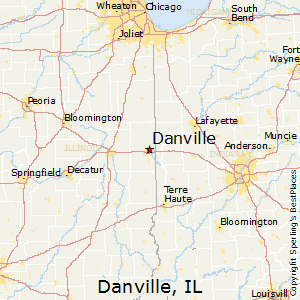 Map Of Danville Illinois Best Places to Live in Danville, Illinois