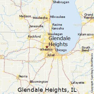 Glendale_Heights,Illinois Map