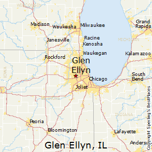 Glen_Ellyn,Illinois Map