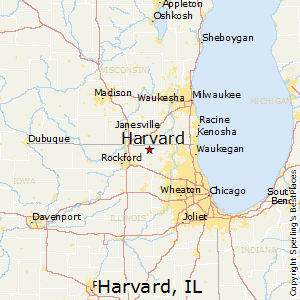 Harvard,Illinois Map