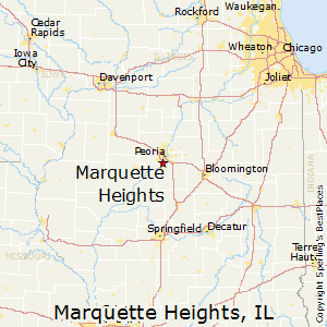 Marquette_Heights,Illinois Map