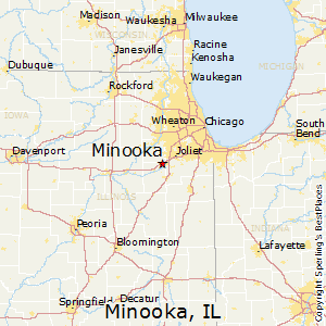 Minooka,Illinois Map