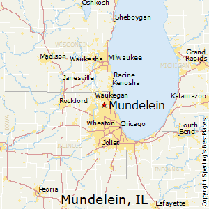 Mundelein,Illinois Map