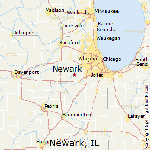 Newark,Illinois Map