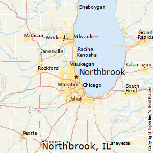 Northbrook,Illinois Map