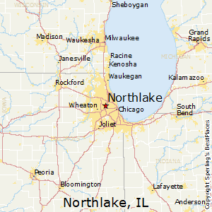 Northlake,Illinois Map