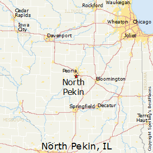 North_Pekin,Illinois Map