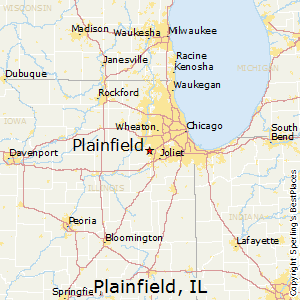 Plainfield,Illinois Map