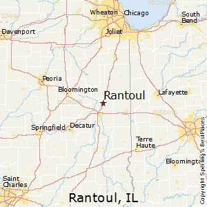 Rantoul,Illinois Map