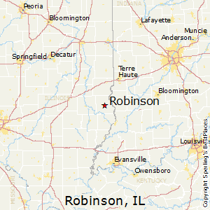 Robinson,Illinois Map