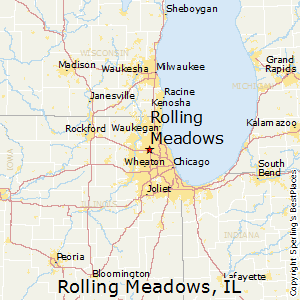 Rolling_Meadows,Illinois Map