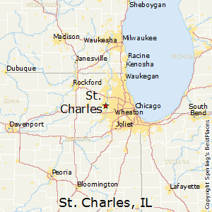 St_Charles,Illinois Map