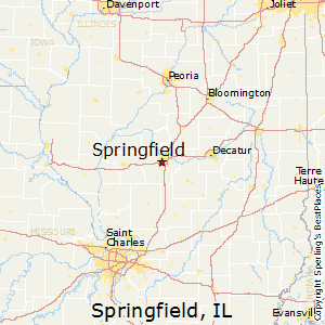 Springfield,Illinois Map