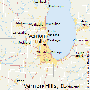 Vernon_Hills,Illinois Map