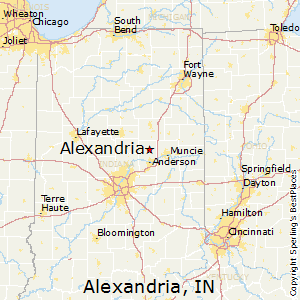 Map Of Alexandria Indiana Alexandria, Indiana Economy