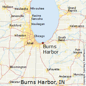 Burns_Harbor,Indiana Map