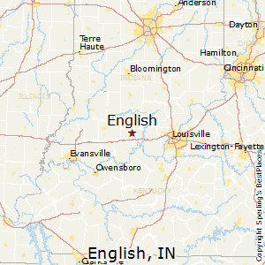 English,Indiana Map