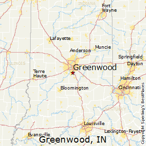Greenwood,Indiana Map