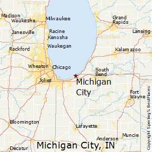 Michigan_City,Indiana Map