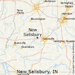 New Salisbury Indiana Map