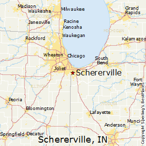 Map Of Schererville Indiana Cost Of Living In Schererville, Indiana